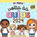 Arquivo Digital Combo Volta Às Aulas 2024 Menina Menino