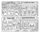 +50 Folhas Imprima E Pinte Labubu - Arquivo Digital