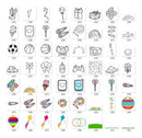 Kit Digital Dia Das Crianças Flork Letrinhas Arquivos Png