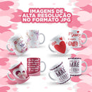 Pack De Artes De Dia Das Mães Para Sublimação De Canecas