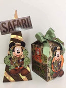 Arquivo De Corte Silhouette Mickey Mouse Safari + Brinde