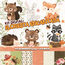 Kit Digital Floresta Encantada