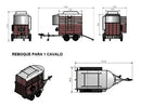 Projeto Reboque Carretinha Trailer Trucado 1 Cavalo Em Pdf;