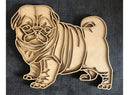 Vetor, Mandala Cachorros  Em Camadas, Cnc Laser