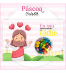 Arquivos Páscoa Cristã 2.0 Frase Elementos Papeis 0527