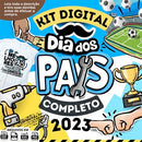 Artes Dia Dos Pais Pack3 Frases Coloridas Pandoca Sublimação
