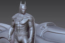 Dc Batmobile Diorama - Hex3d Stl Obj Para Impresión 3d