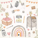 Kit Digital Feito Com Amor