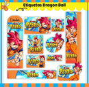 Etiqueta Escolar Dragonball - Arquivo Digital