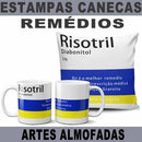 Estampas Remédios Almofadas Sublimação
