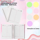 8 Miolos Para Encadernação - 2 Dias Permanente Vertical