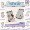 Arquivo Digital Encadernação Bloco De Planejamento Cute
