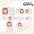 Arquivo Etiqueta Escolar Menina Negra 1 Studio Pdf Png Dxf