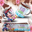 13 Artes Para Caneca Páscoa Princesas Em Corel