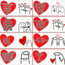 Estampas Flork Dia Dos Namorados Sublimação Canecas