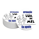 Adesivo Casamento Corte da Gravata Operação Lua de Mel Viagem Sapatinho Noivos