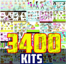 3400 Kits Para Scrapbook Digital