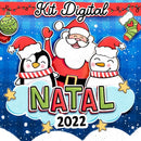 Kit Digital Natal Papai Noel Frases Ilustracin 2022