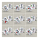 Pack Natal Divertido Florks 20 Canecas Frases