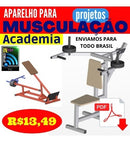 +96 Projetos Equipamentos Para Academia + Frete Grátis Pdf
