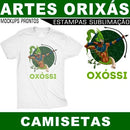 Pack Artes Digitais Camisetas Sublimação Orixás Umbanda