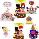 Arquivo Corte Topo De Bolo - Circo 34 Temas Combo