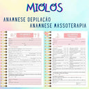9 Arquivos Para Encadernação Miolo Anamnese Estética Bele