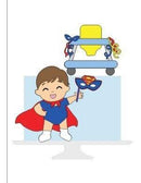 Arquivo Digital Topo De Bolo Carnaval Superman Silhouete