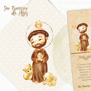 Kit Digital Santinhos São Francisco De Assis Aquarela Png