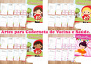 Pacote  Completo De Artes Para Caderneta De Vacinas