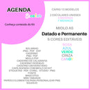 Kit Encadernação Agendas Escolares - Kit Volta Às Aulas 2023