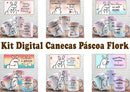 Pack Artes Canecas Páscoa Flork