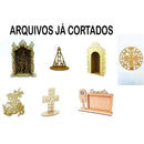Pacote +100 Cnc Laser Router Arquivos Vetor Religiosos Corte