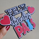 Arquivo De Corte Topo De Bolo Feliz Dia Dos Pai 01