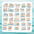 Kit Digital Versículos Bíblicos Letterinhas Em Png