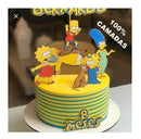 Arquivo De Corte Topo De Bolo Simpsons Camadas - Studio