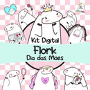 Kit Digital Flork Dia Das Mães Sem Fundo Png Versão 6.0