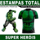 Artes Sublimação Total Heróis Mockups Estampas Prontas Corel