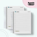 Dezenas De Arquivos Encadernação Planner Negócios Pedidos