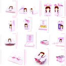 Pack de Arquivos de Corte Batizado Menina 5 Kits - Studio e PDF