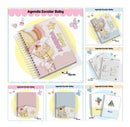 Agenda Escolar Baby Menina E Menino - Arquivo Digital