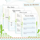 Encadernação Infantil Horta Do Mickey - Arquivo Digital