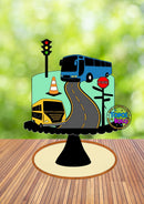 Topo De Bolo Ônibus- Arquivo Digital