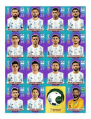 Arquivo P Imprimir Figurinhas Copa Qatar 2022 Fundo Azul Pdf