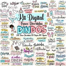 Kit Digital Artes Frases Dindo Dinda Padrinho Madrinha Png