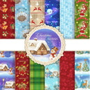 Kit Combo 90 Papéis Digitais Luxo Natal