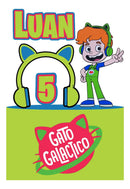 827 -  Arquivo Digitaltopo De Bolo Gato Galático