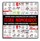 Pack De Artes Flork Namorados Para Canecas + Bônus