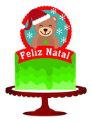 Arquivo De Corte Topo De Bolo Natal 86 Studio