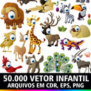 Kit Sublimação Vetores Desenho Infantil Alta Qualidade